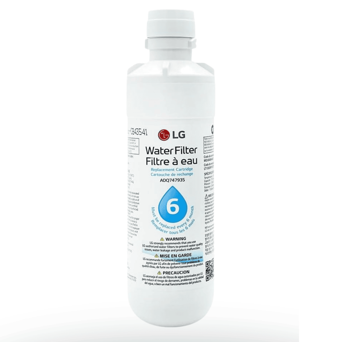 LG LT1000P Refrigerator Water Filter – 4-Pack