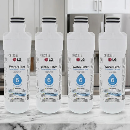 LG LT1000P Refrigerator Water Filter – 4-Pack