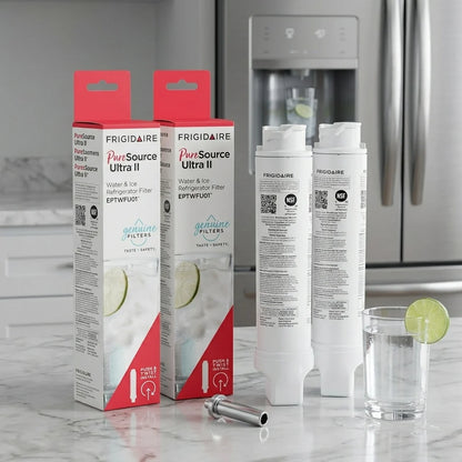 Frigidaire PureSource Ultra II Water Filter, EPTWFU01, Pack of 2, Reduces 99% Contaminants