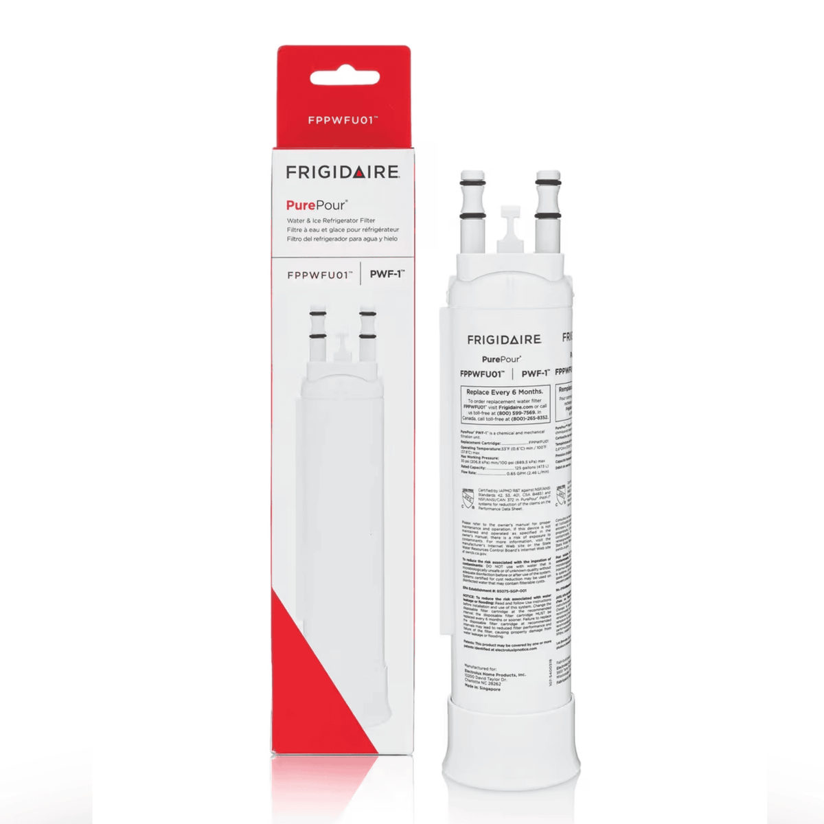 Frigidaire PurePour Water and Ice Refrigerator Filter PWF-1