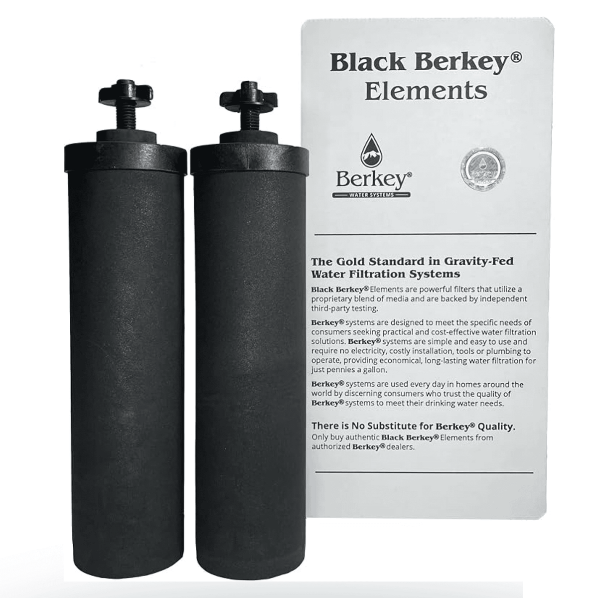 Berkey Authentic Black Berkey Elements BB9-2 Filters for Berkey Water Systems
