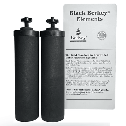 Berkey Authentic Black Berkey Elements BB9-2 Filters for Berkey Water Systems