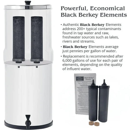 Berkey Authentic Black Berkey Elements BB9-2 Filters for Berkey Water Systems